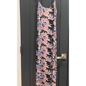Tie Die Jersey Maxi Dress